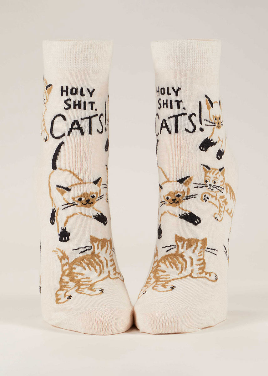 Holy Shit Cats! Ankle Socks
