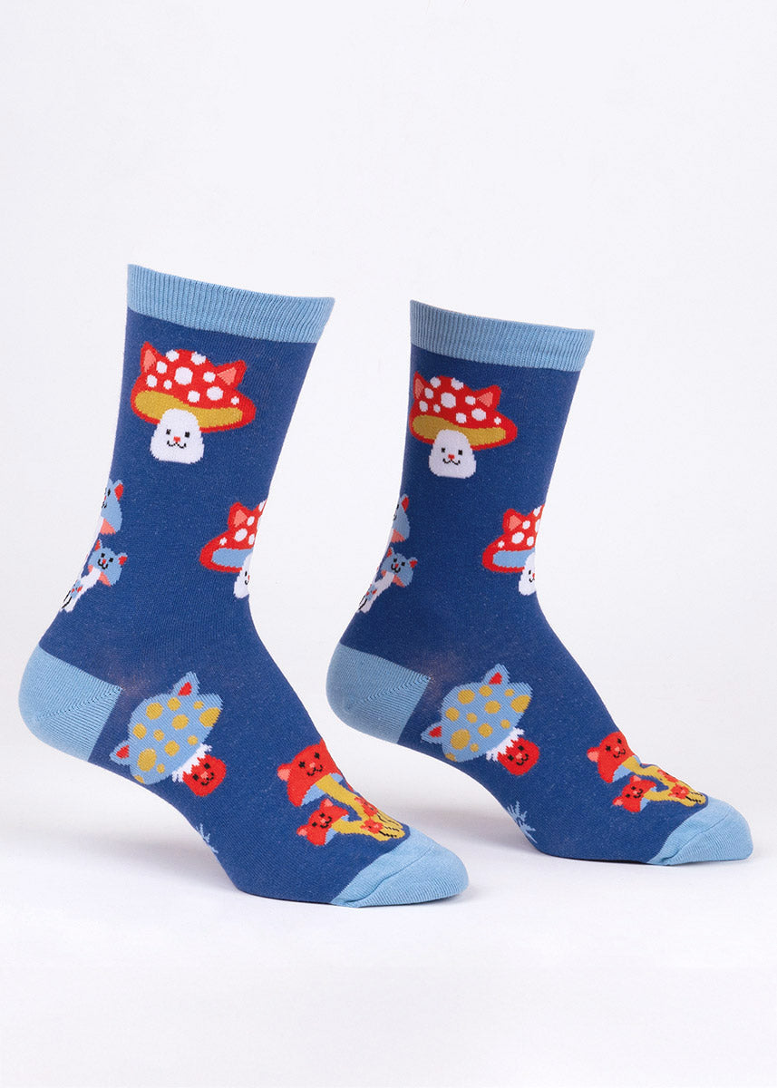 Mushroom Cats Women's Socks