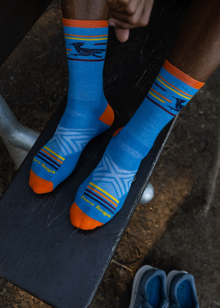 Men's Surf Roadrunner Ultra-Lightweight Cushioned Wool Socks