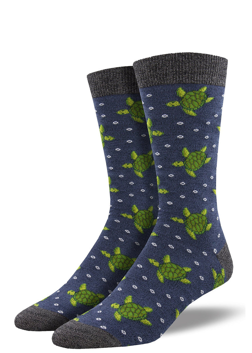 Sea Turtle Men's Bamboo Socks