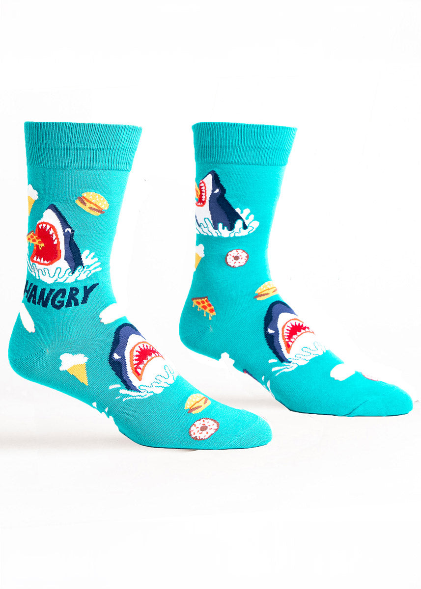 Hangry Shark Men's Socks
