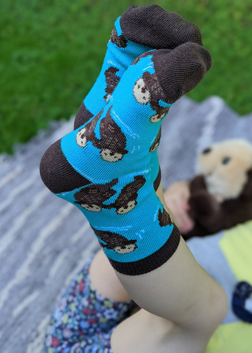 Otter Kids' Crew Socks