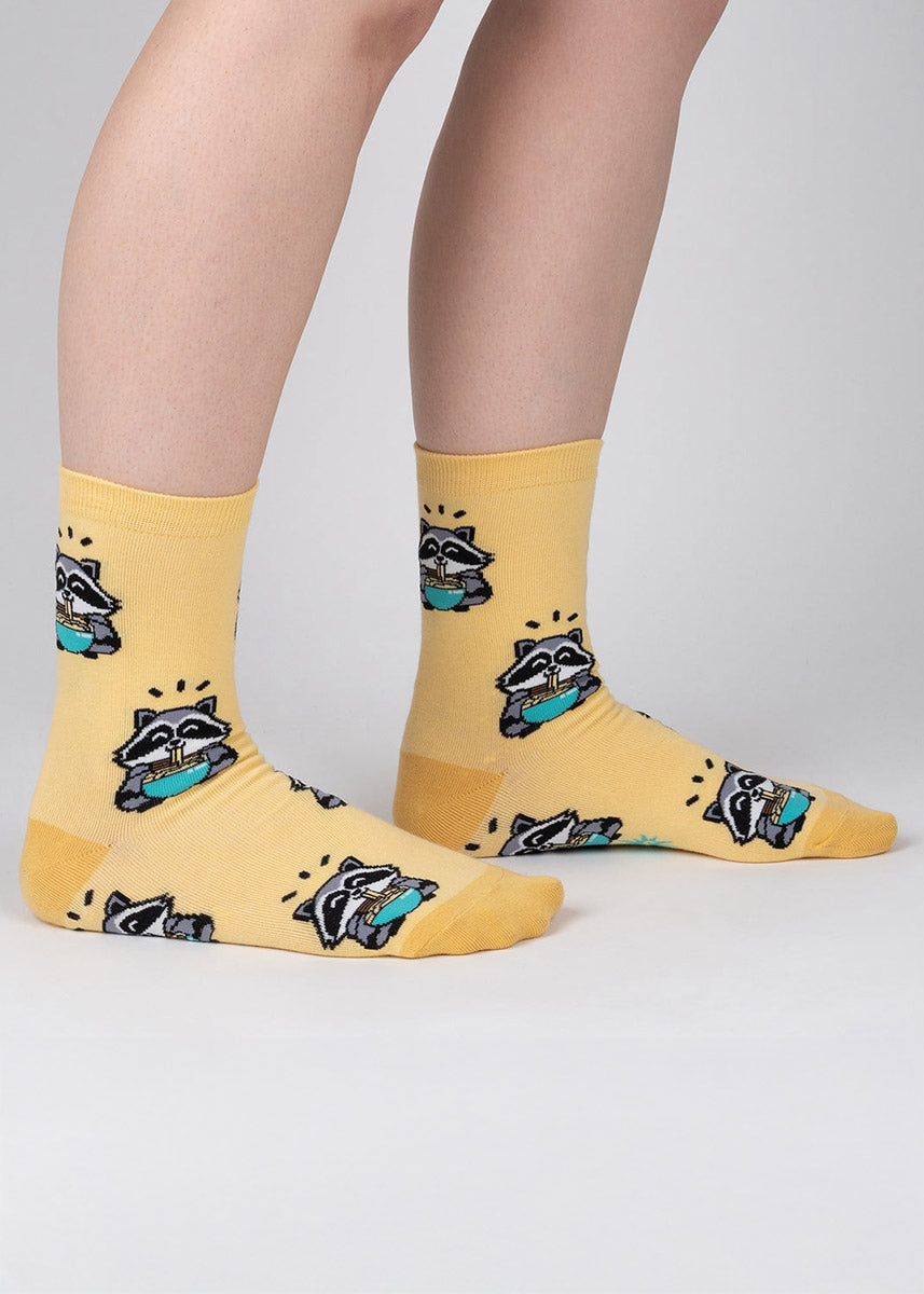 Raccoons & Ramen Women's Socks