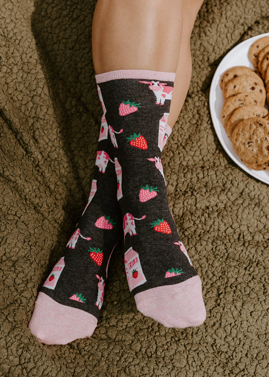 Strawberry Milk Women's Socks